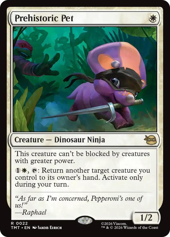 Prehistoric Pet 22 (Teenage Mutant Ninja Turtles)  - Foil