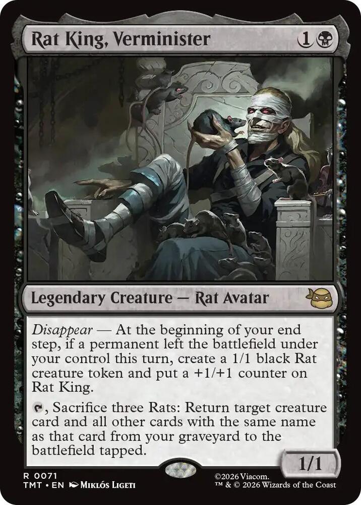Rat King Verminister 71 (Teenage Mutant Ninja Turtles)  - Foil