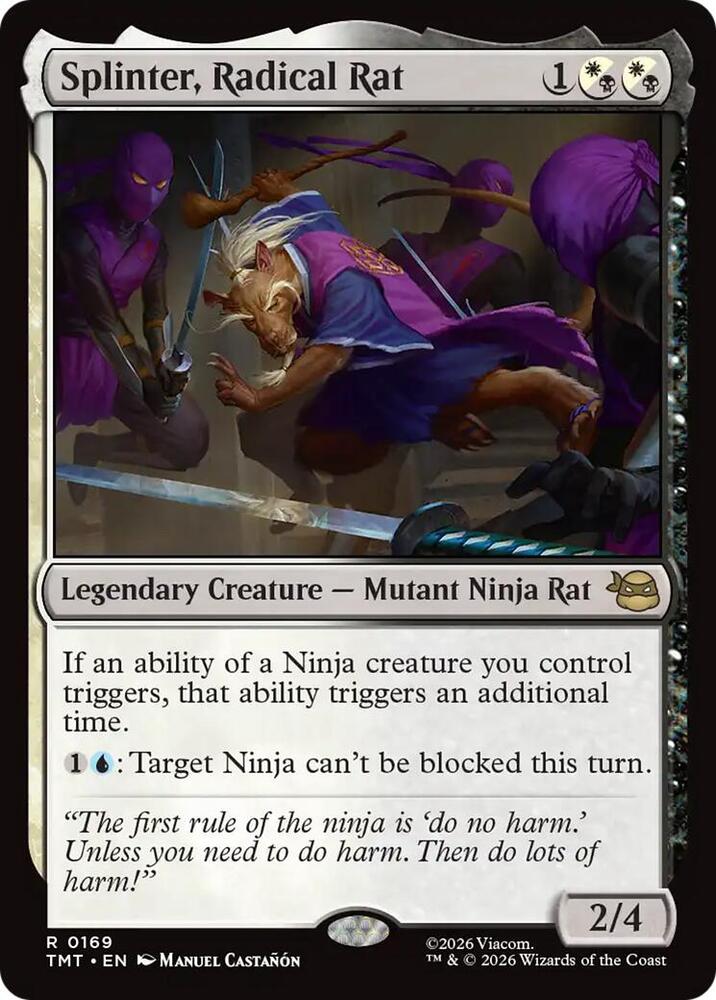 Splinter Radical Rat (Teenage Mutant Ninja Turtles)  - undefined