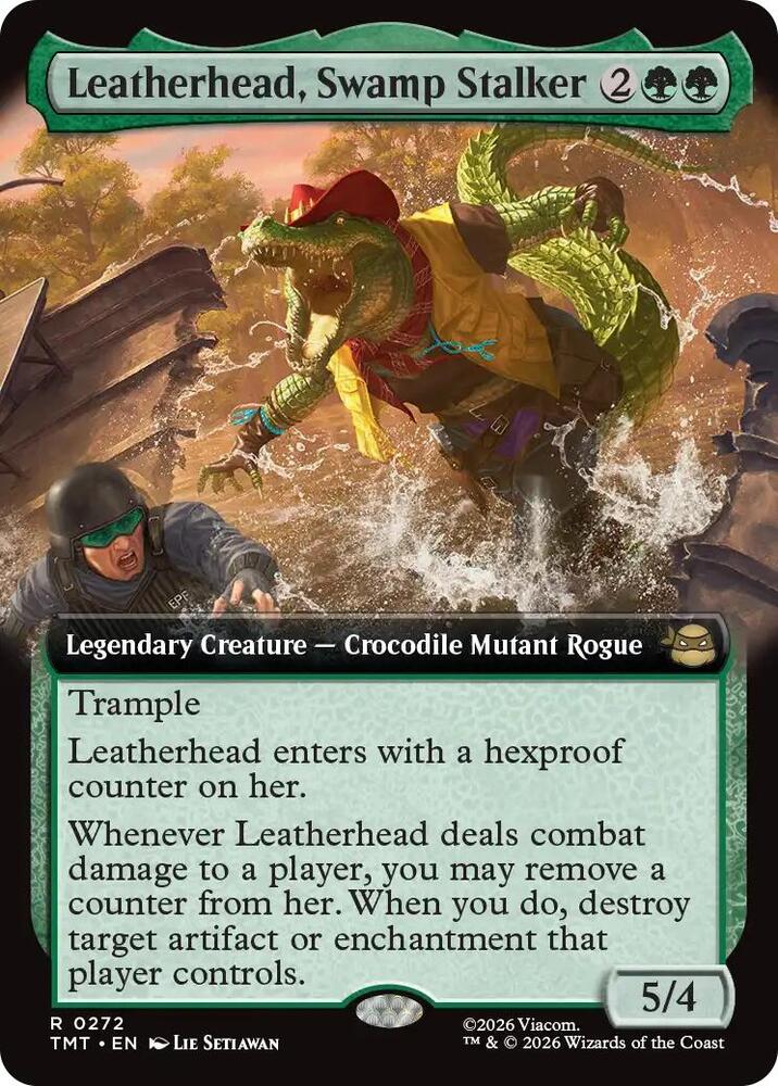 Leatherhead Swamp Stalker Extended Art (Teenage Mutant Ninja Turtles) 