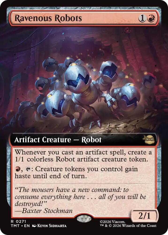 Ravenous Robots Extended Art (Teenage Mutant Ninja Turtles) 