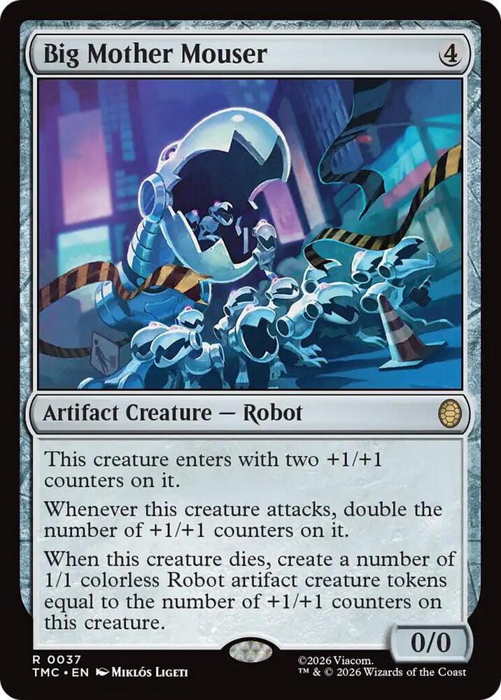 Big Mother Mouser 37/0 (Commander: Teenage Mutant Ninja Turtles)  - Surge Foil
