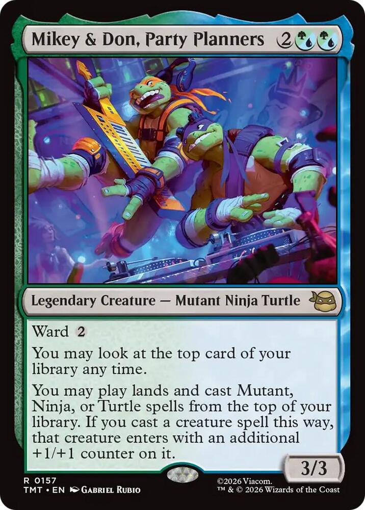 Mikey and Don Party Planners 157 (Teenage Mutant Ninja Turtles)  - Foil