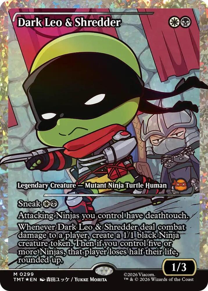 Dark Leo and Shredder 299 (Teenage Mutant Ninja Turtles)  - Foil