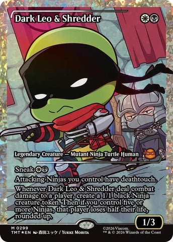 Dark Leo and Shredder 299 (Teenage Mutant Ninja Turtles)  - Foil