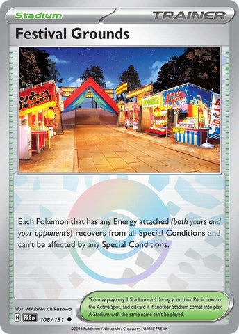 Festival Grounds 108/131 (SV: Prismatic Evolutions)  - Poke Ball Holofoil
