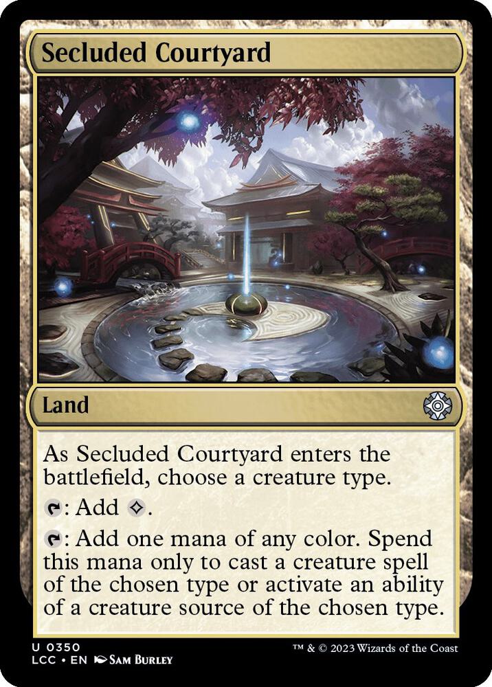 Secluded Courtyard 350/370 (Commander: The Lost Caverns of Ixalan) 