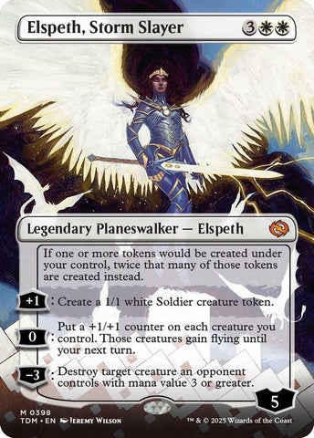 Elspeth, Storm Slayer 398 (Tarkir: Dragonstorm)  - Foil