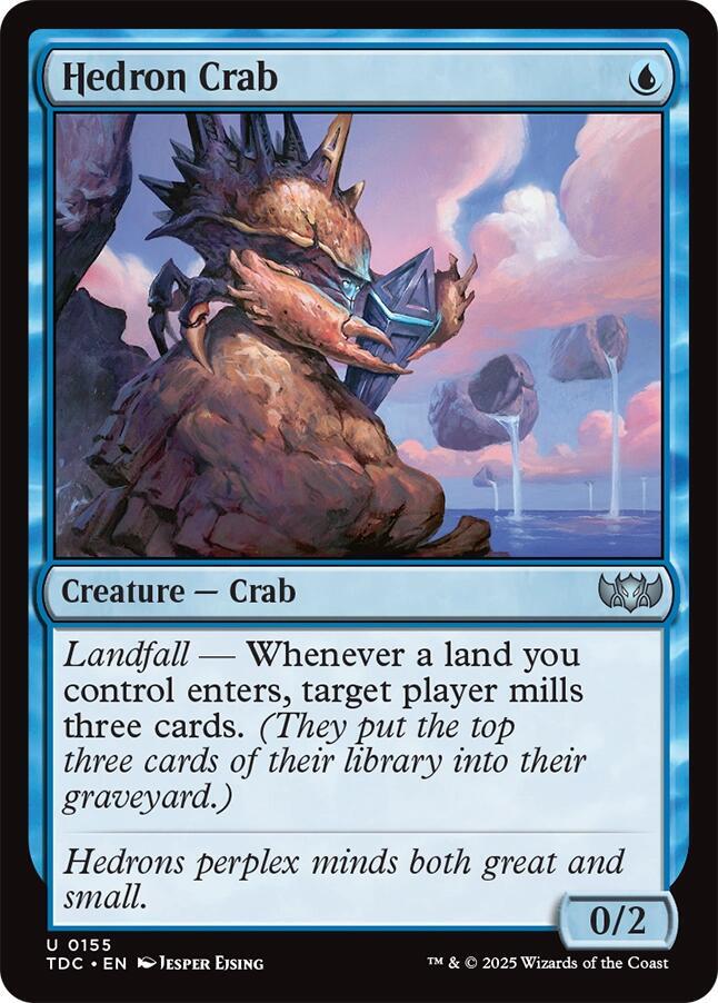 Hedron Crab 155 (Commander: Tarkir: Dragonstorm) 