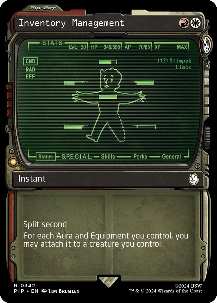 Inventory Management 342/326 (Universes Beyond: Fallout)  - Showcase