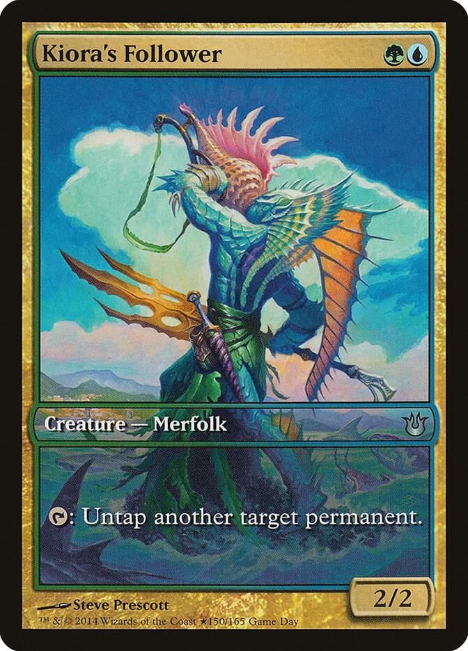 Kiora's Follower 150/9 (Game Day & Store Championship Promos)  - Full Art
