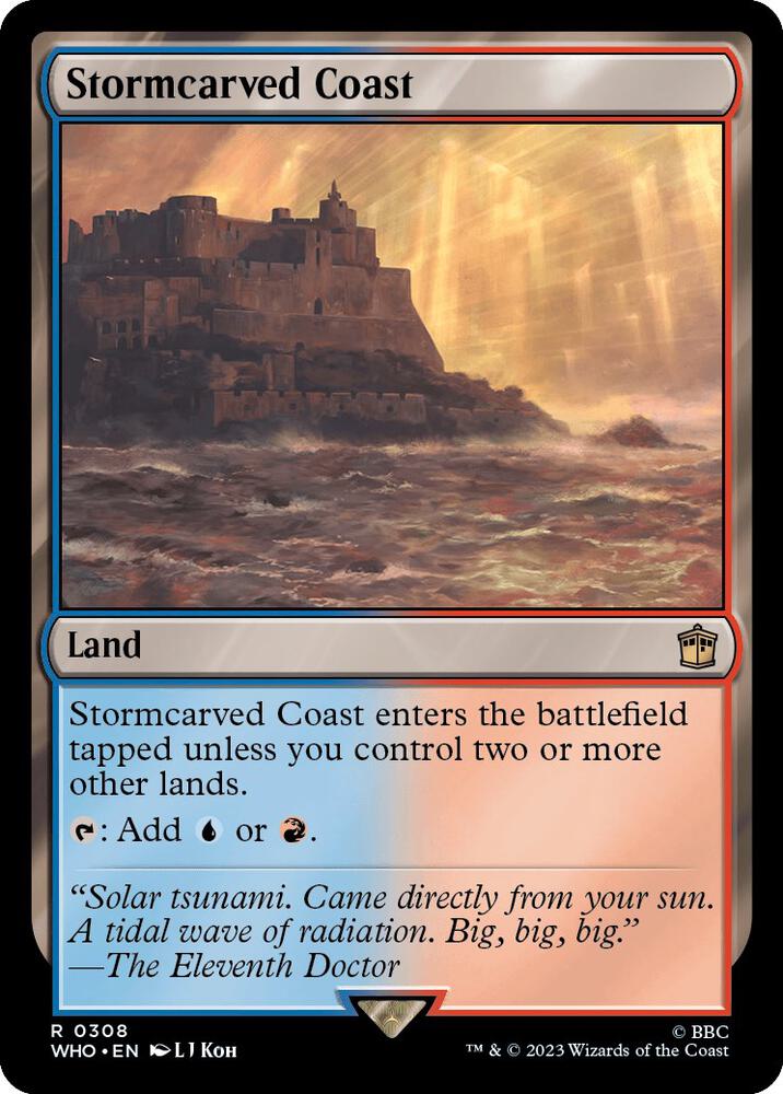 Stormcarved Coast 308/331 (Universes Beyond: Doctor Who)  - Foil
