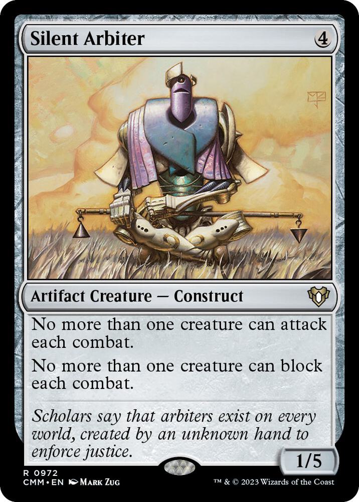 Silent Arbiter 972 (Commander Masters) 