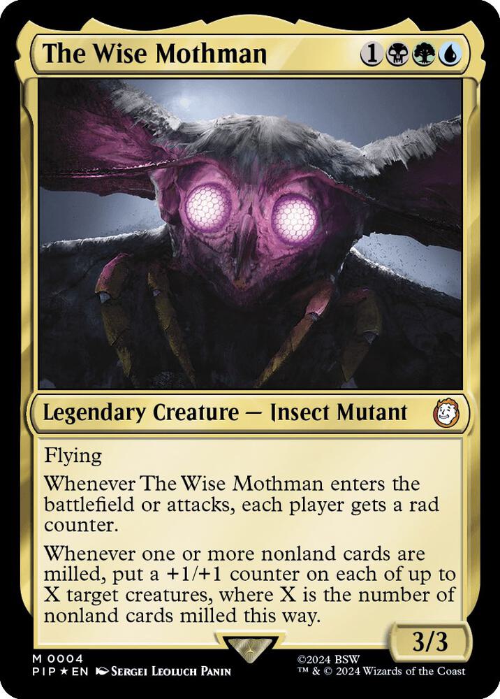 The Wise Mothman 4 (Universes Beyond: Fallout)  - Foil