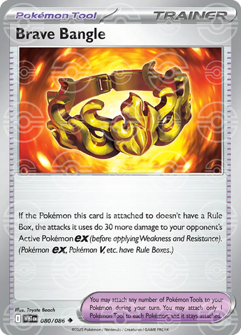 Brave Bangle 080/086 (SV: White Flare)  - Poke Ball Holofoil