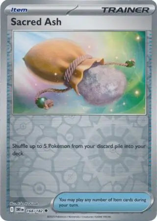 Sacred Ash 168/182 (SV10: Destined Rivals)  - Reverse Holofoil