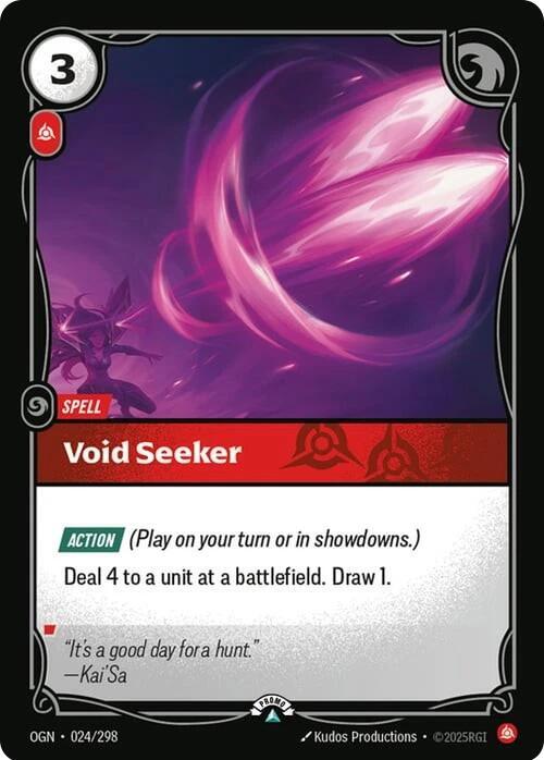 Void Seeker 024/298 (Riftbound Organized Play Promotional Cards)  - Foil