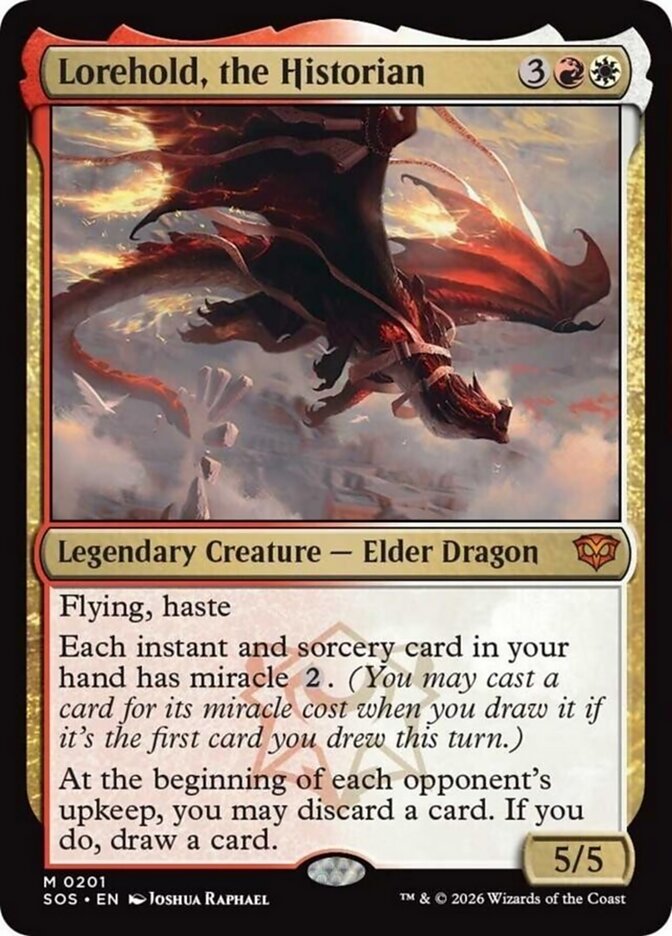 Lorehold the Historian 201/4 (Secrets of Strixhaven)  - Foil