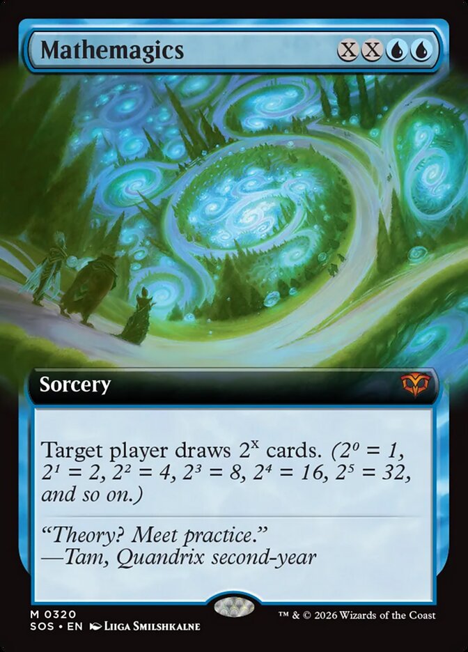 Mathemagics Extended Art 320/4 (Secrets of Strixhaven) 