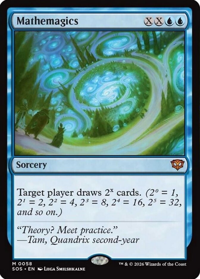 Mathemagics 58/4 (Secrets of Strixhaven)  - Foil