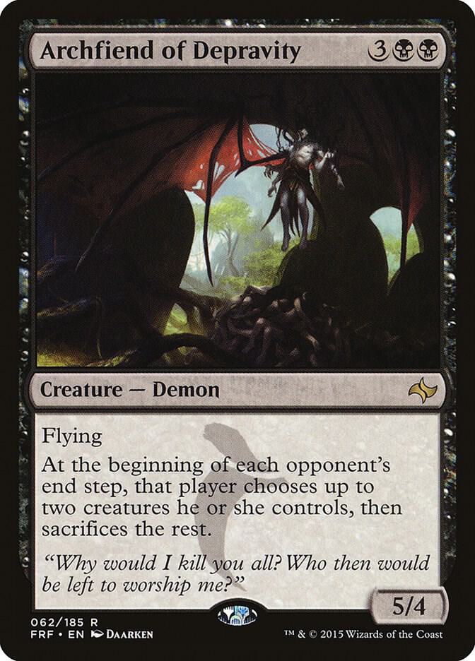 Archfiend of Depravity (Fate Reforged)  - Foil