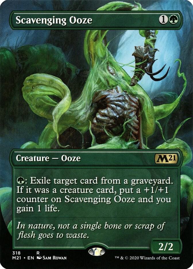 Scavenging Ooze 318 (Core Set 2021)  - Borderless