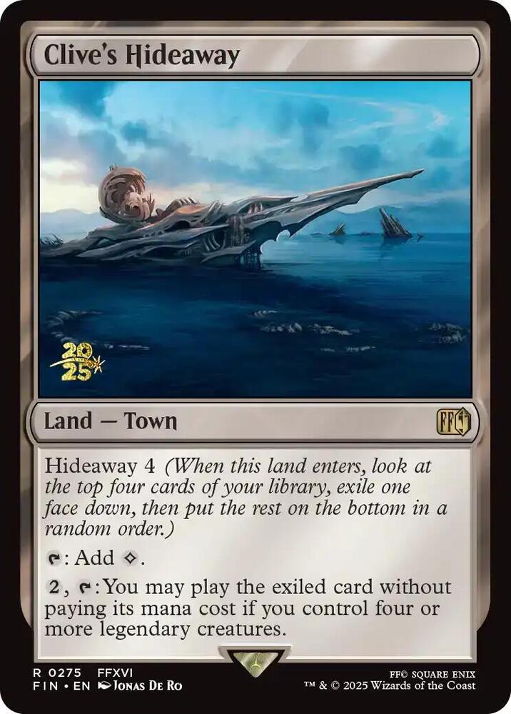 Clives Hideaway (Prerelease Cards)  - Foil