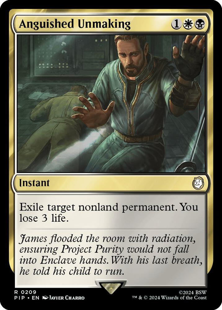 Anguished Unmaking (Universes Beyond: Fallout)  - Foil