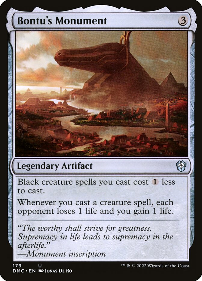 Bontu's Monument (Commander: Dominaria United) 
