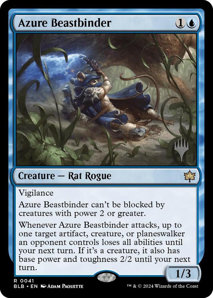 Azure Beastbinder (Promo Pack: Bloomburrow) 