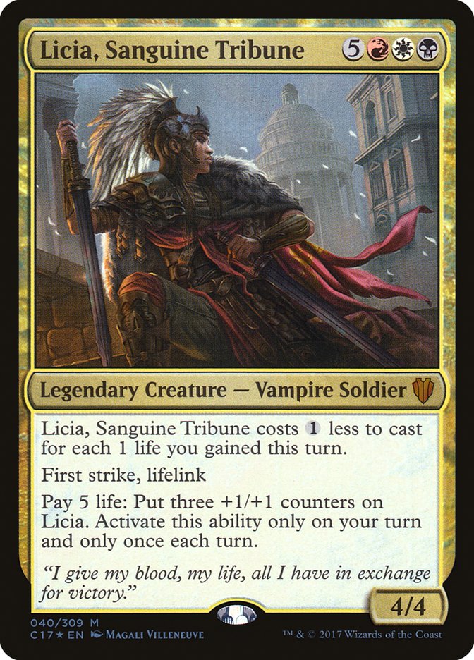 Licia, Sanguine Tribune 40 (Commander 2017)  - Foil