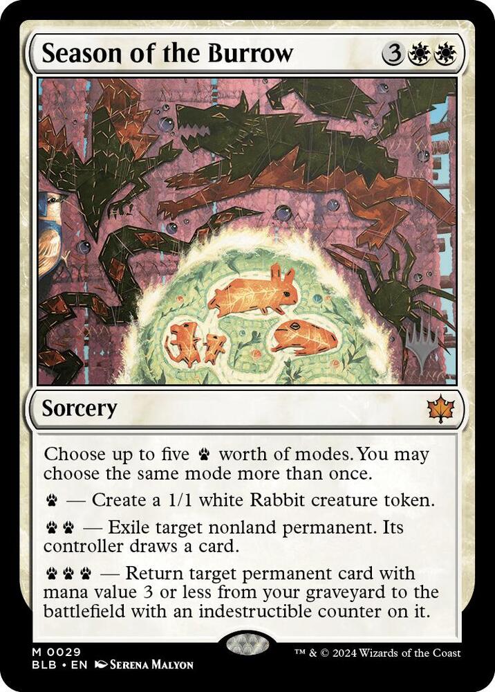 Season of the Burrow (Promo Pack: Bloomburrow) 