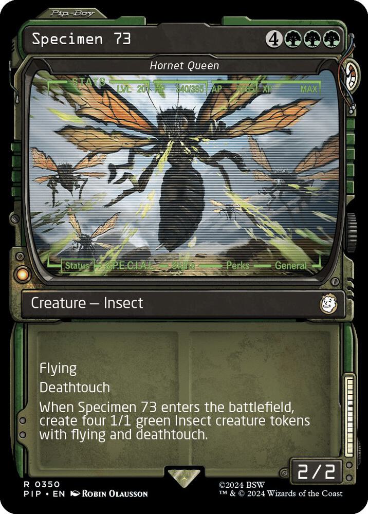Specimen 73 Hornet Queen Showcase (Universes Beyond: Fallout) 