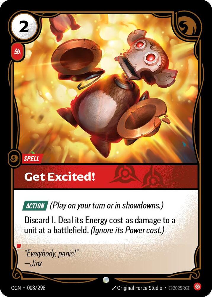 Get Excited (Origins)  - Foil