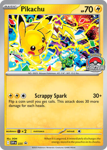 Pikachu World Championship 2025 225 (SV: Scarlet & Violet Promo Cards) 
