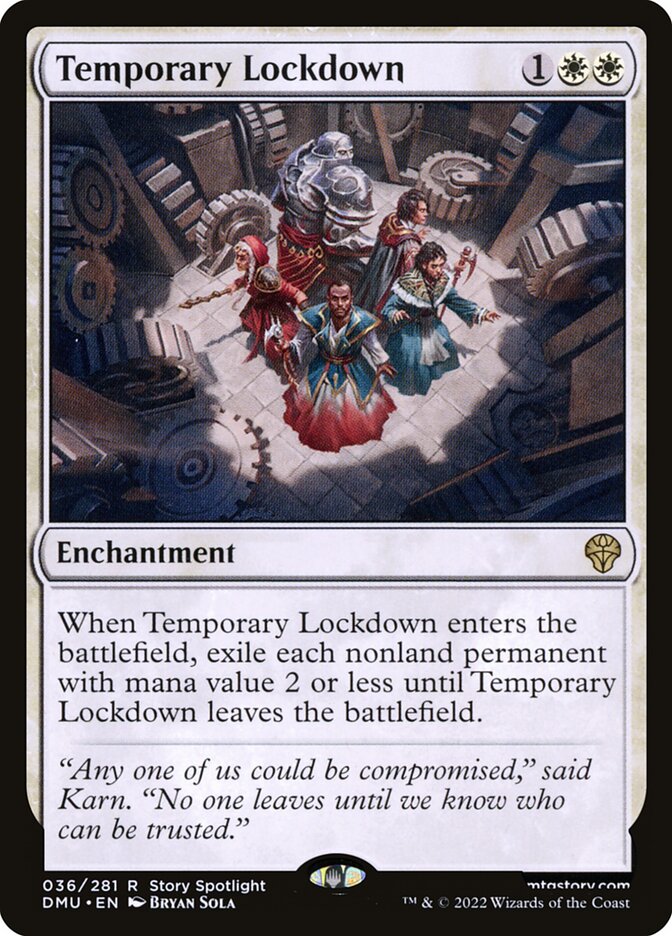 Temporary Lockdown (Dominaria United)  - Foil