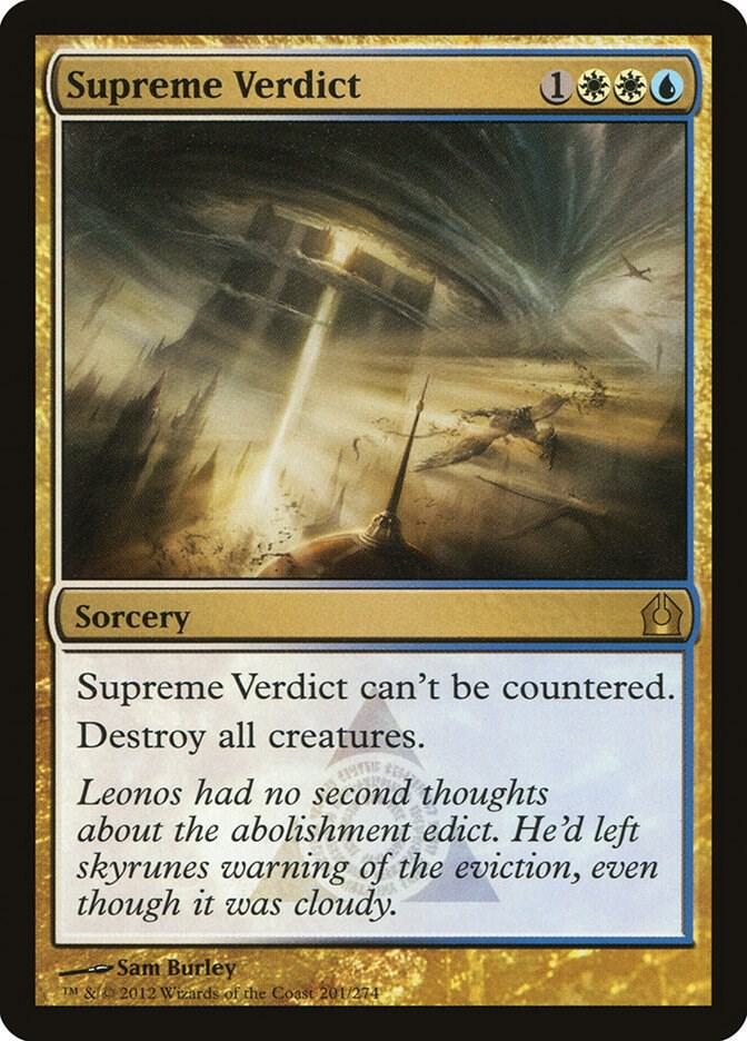 Supreme Verdict (Return to Ravnica) 