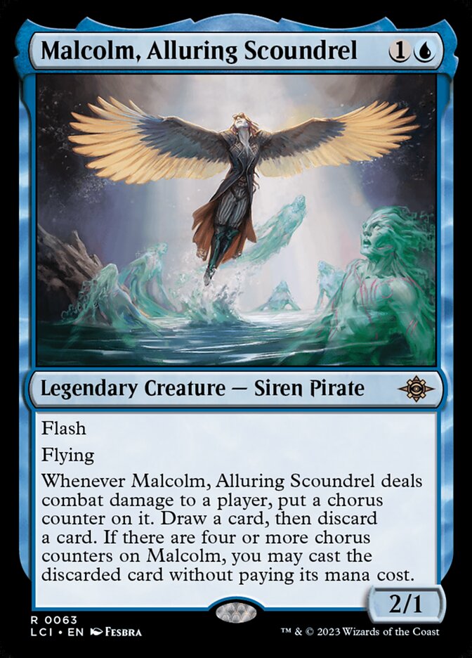Malcolm, Alluring Scoundrel (The Lost Caverns of Ixalan) 
