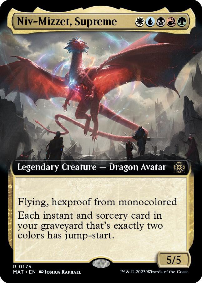 Niv-Mizzet, Supreme 175/50 (March of the Machine: The Aftermath)  - Extended Art Foil
