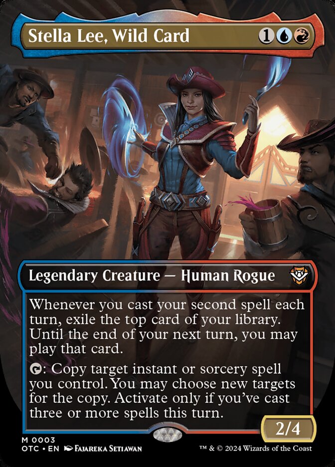 Stella Lee, Wild Card (Commander: Outlaws of Thunder Junction)  - Foil
