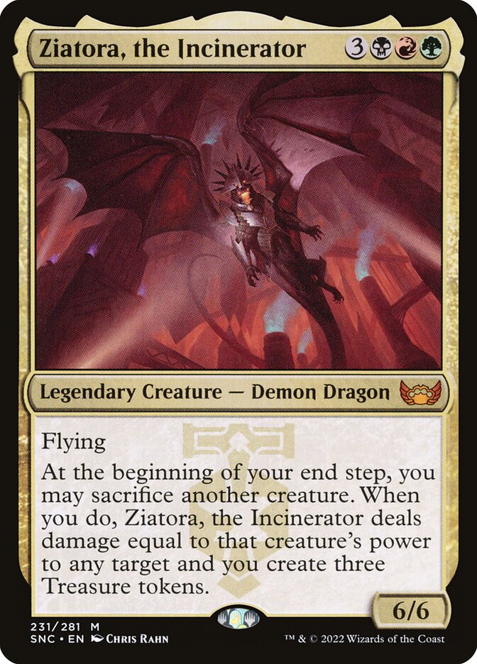 Ziatora the Incinerator 231 (Streets of New Capenna) 