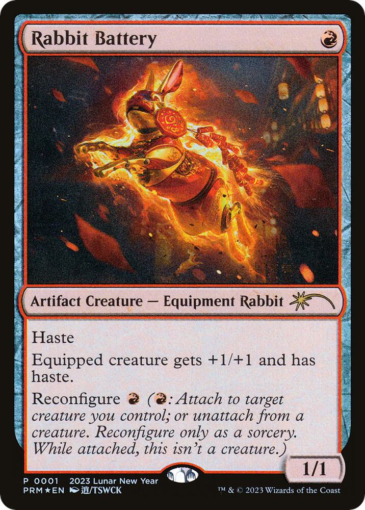 Rabbit Battery Year of the Rabbit 2023 (Unique and Miscellaneous Promos)  - Foil