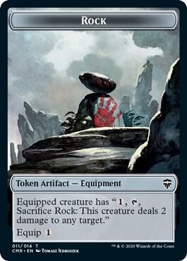 Rock Treasure Double Sided Token (Commander Legends)  - Foil
