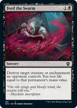 Feed the Swarm 129/38 (Commander: Innistrad: Crimson Vow) 