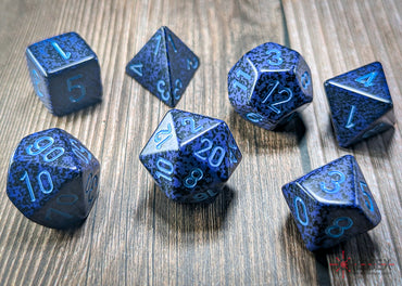 Chessex Dice Speckled Cobalt Polyhedral 7-Die Set