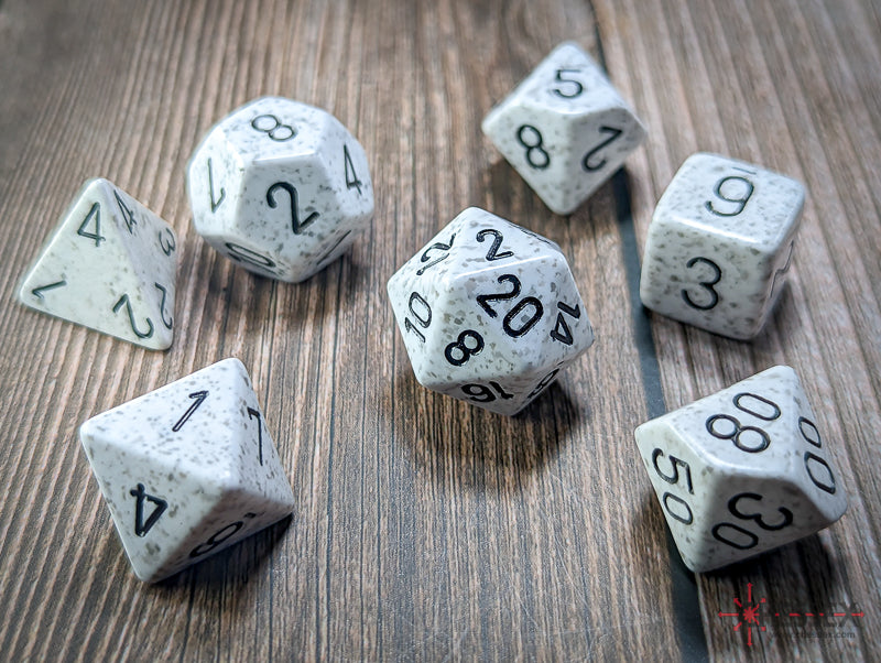 Chessex Dice Speckled Arctic Camo Polyhedral 7-Die Set