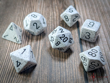 Chessex Dice Speckled Arctic Camo Polyhedral 7-Die Set