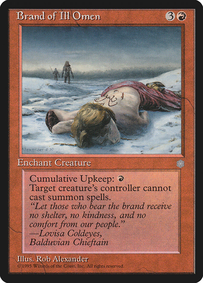 Brand of Ill Omen (Ice Age) 
