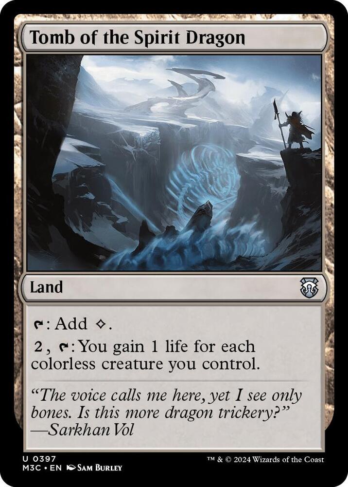 Tomb of the Spirit Dragon Ripple Foil (Commander: Modern Horizons 3)  - Foil