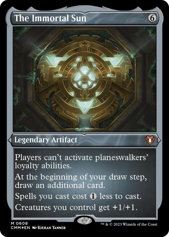 The Immortal Sun Foil Etched (Commander Masters)  - undefined